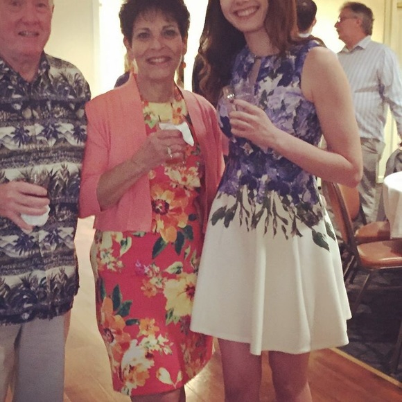 Floral Formal Dress - Picture 2 of 2